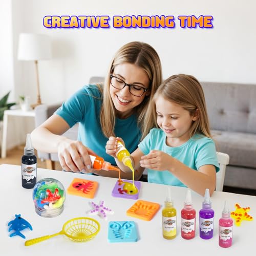 Magic Water Elf Toy Kit with 24 Magic Gels and 16 Sea Creature Molds X863
