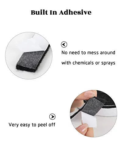 Black High Temp Grill Gasket Felt 14ft Q364