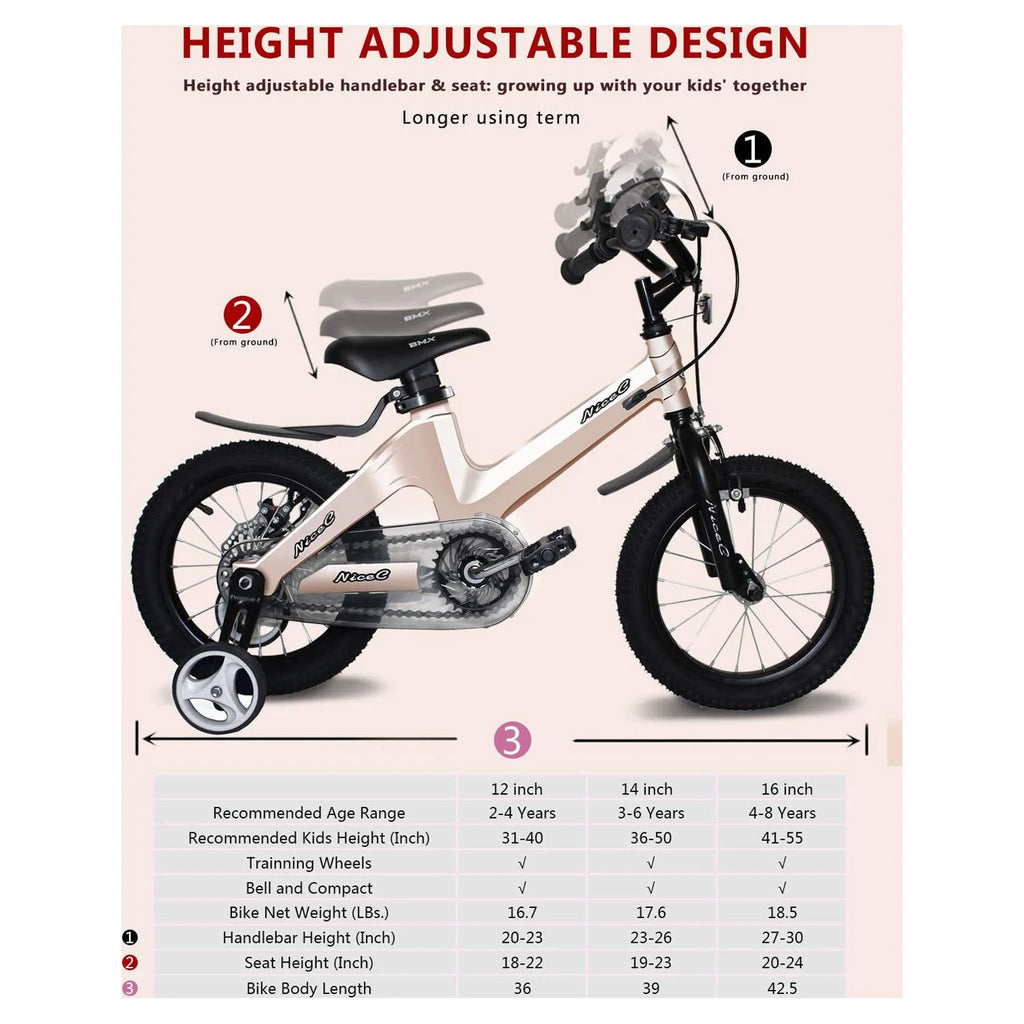 16 In. Black Kids Bike U80812