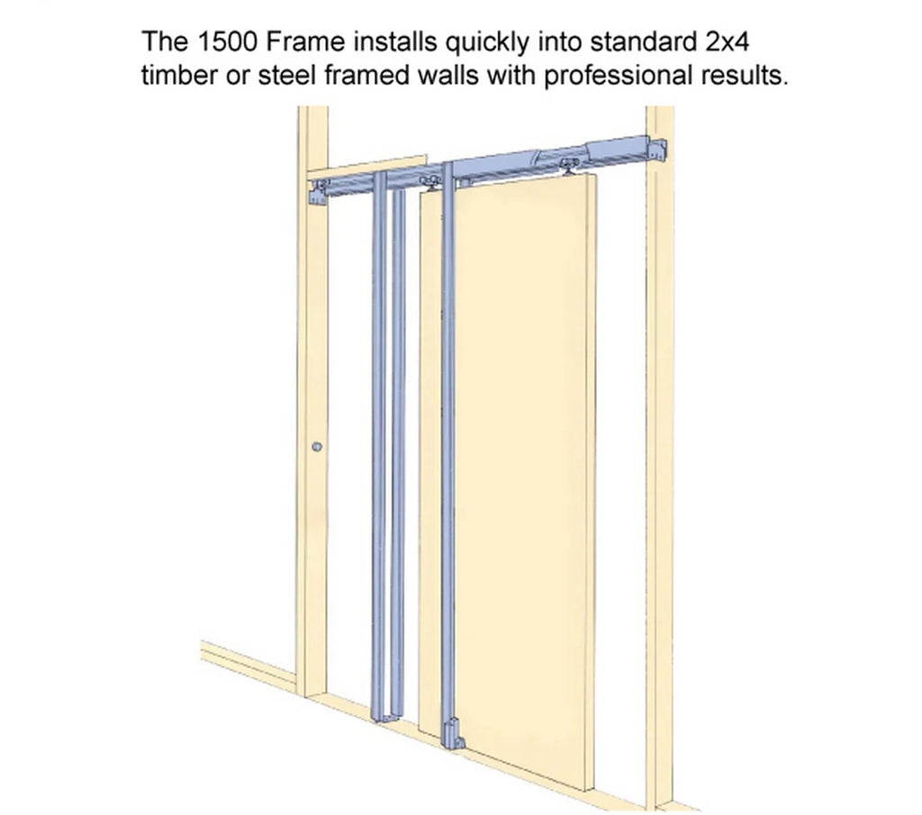 White Silk Clear Glass Solid Wood Sliding French Double Pocket Doors L32978