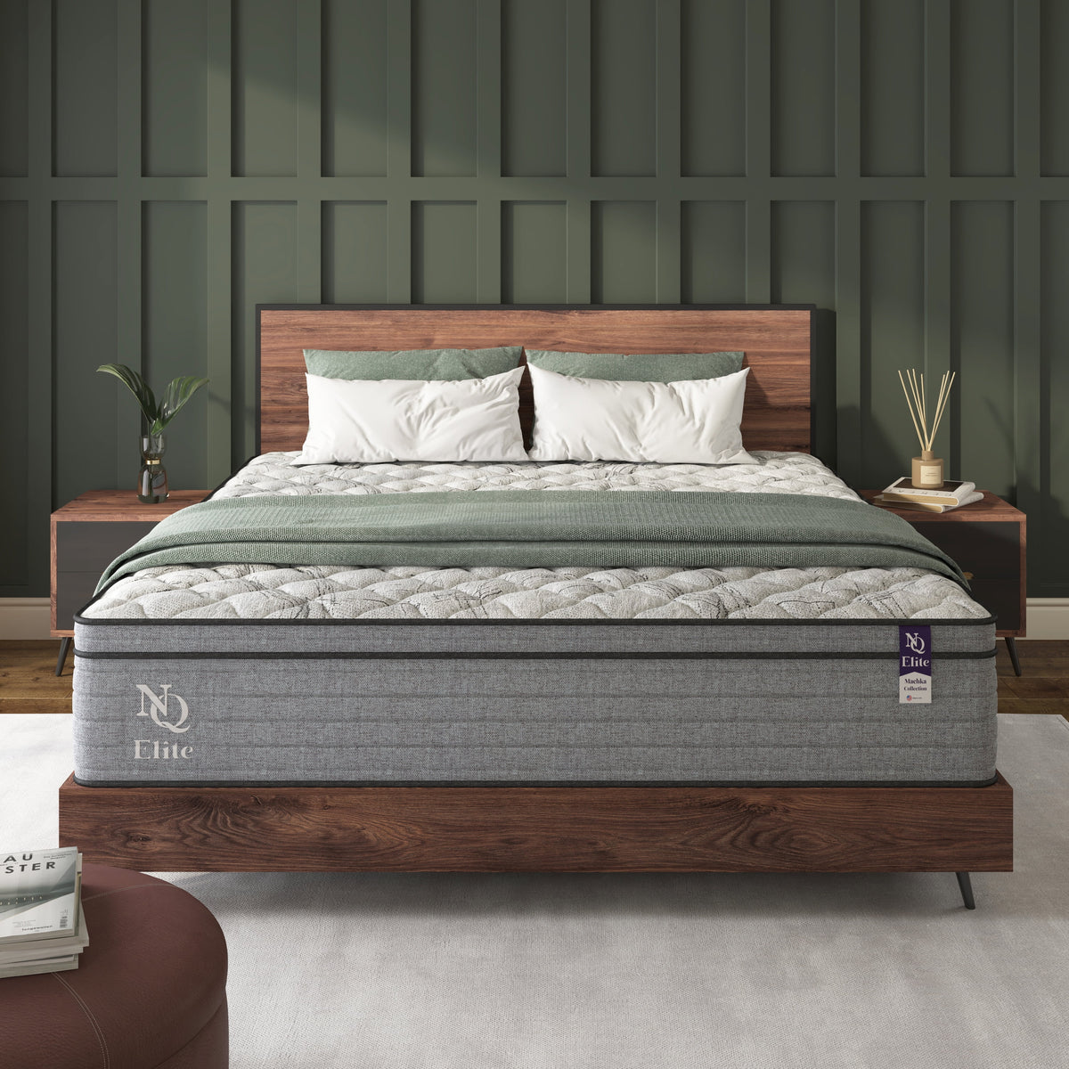 Queen Size Hybrid Memory Foam Pocket Spring Mattress Q693536