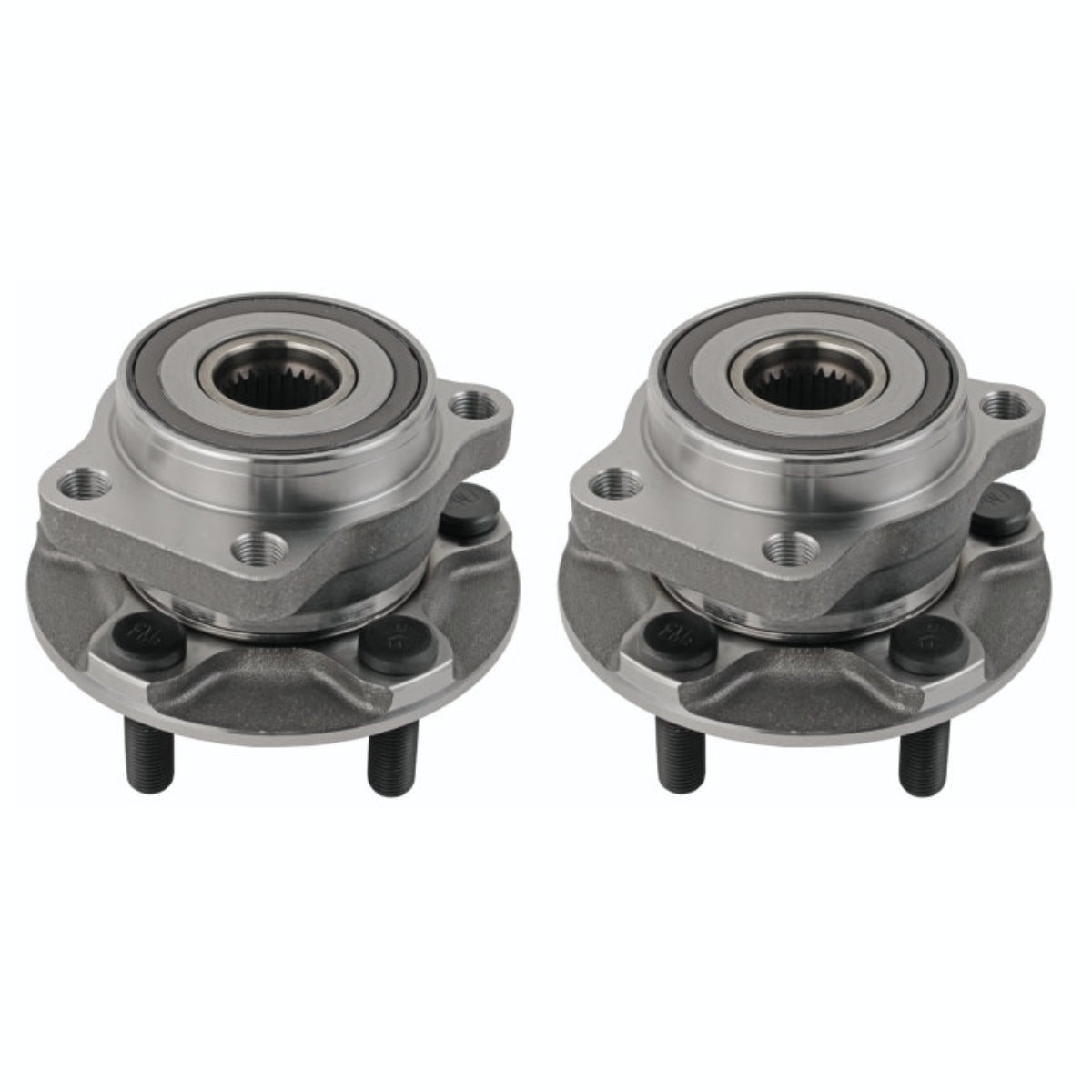 Front Wheel Bearing Hub Assembly Brake Rotor Ceramic Pad Kit E575716