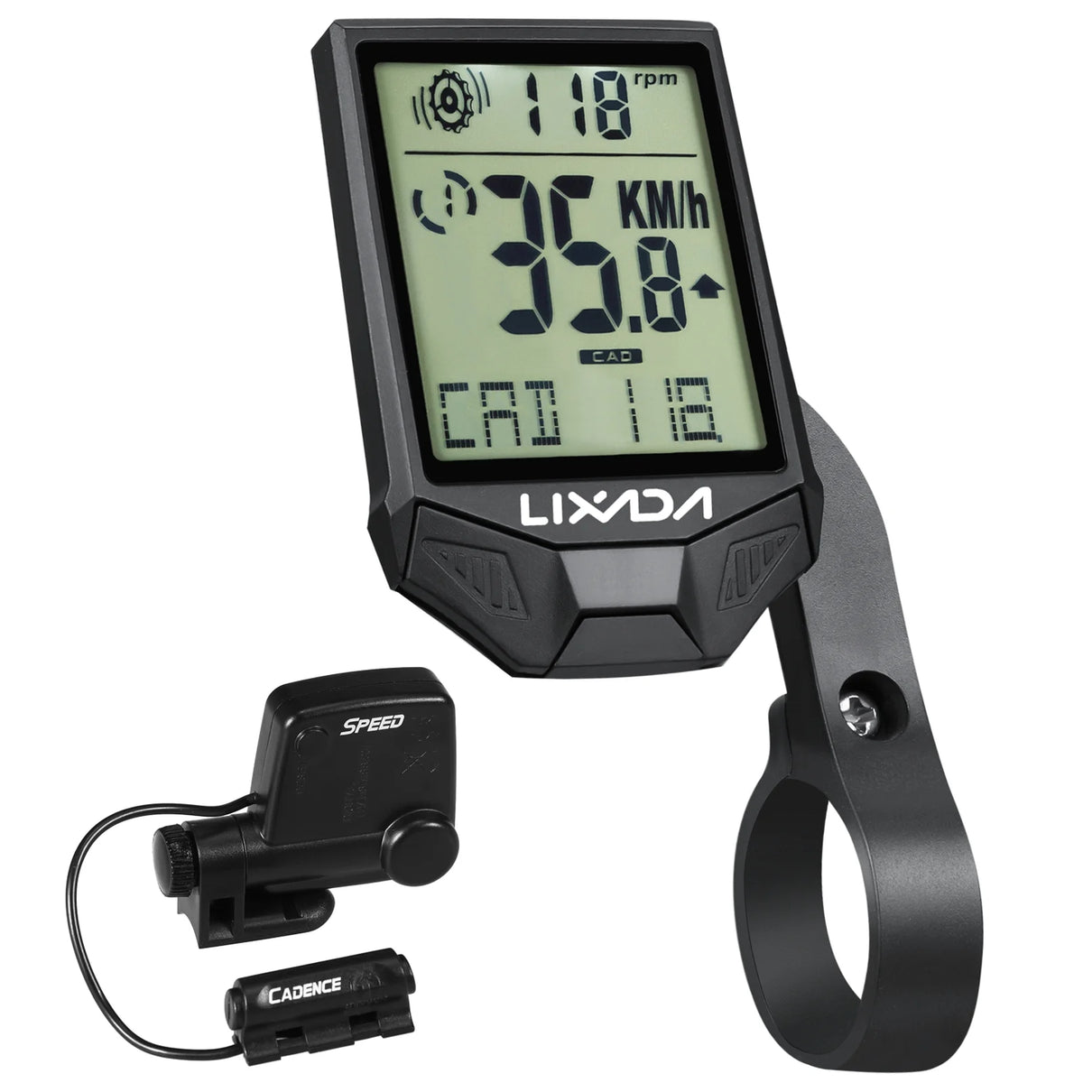 Rainproof Cycling Computer with Wireless Connectivity Z653