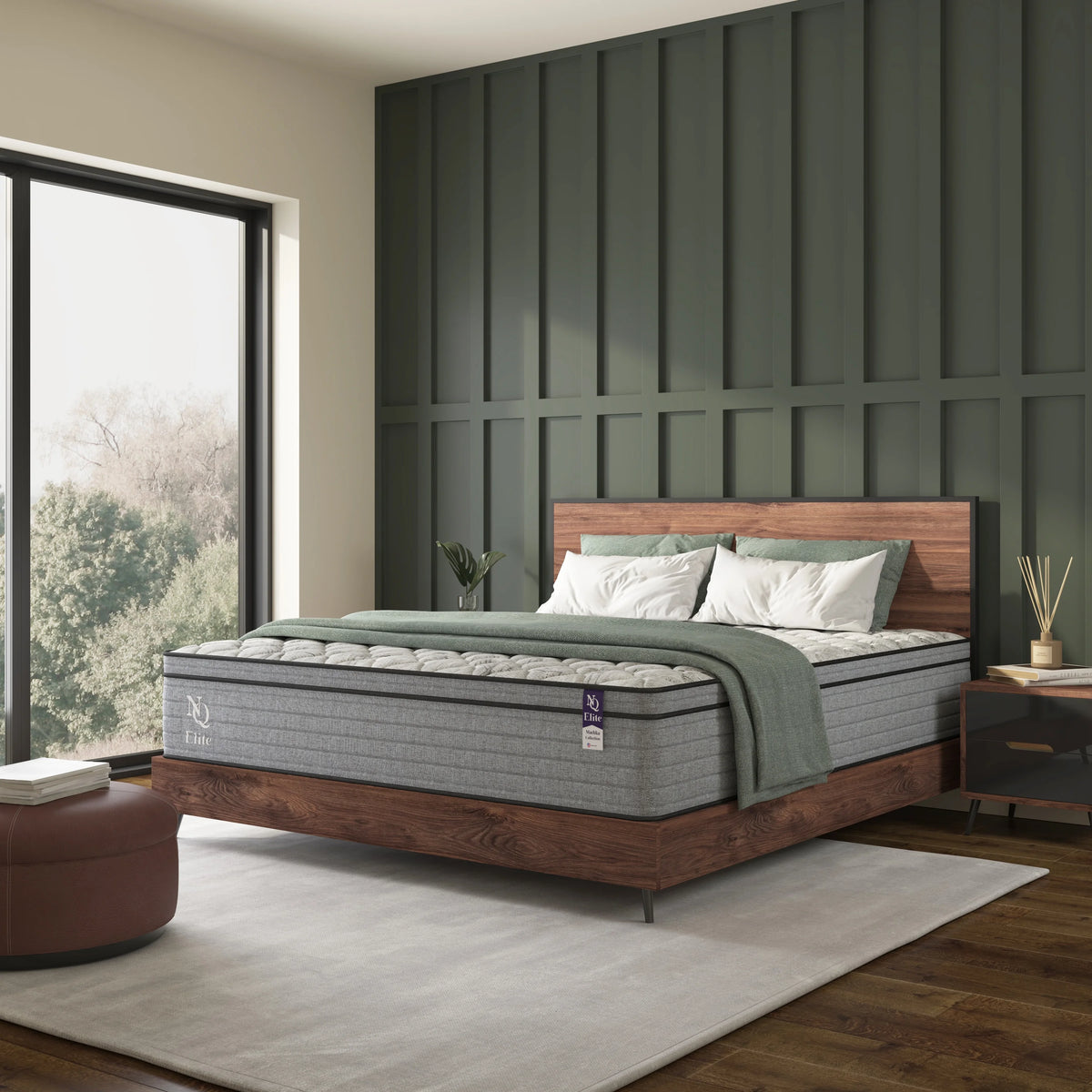 Queen Size Hybrid Memory Foam Pocket Spring Mattress Q693536