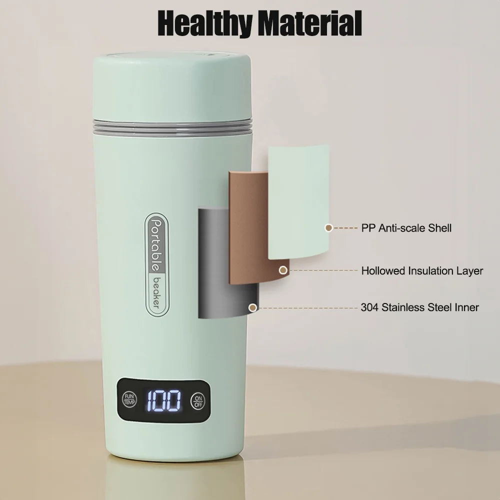 350ml Stainless Steel Portable Electric Kettle H789382