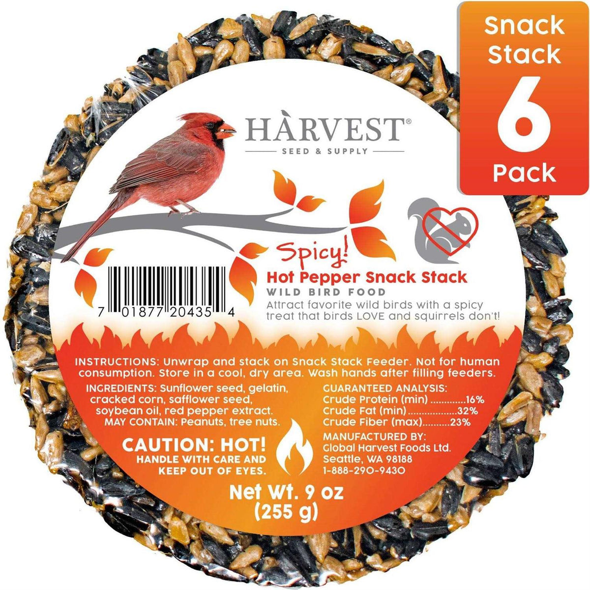 Hot Pepper Wild Bird Food V418