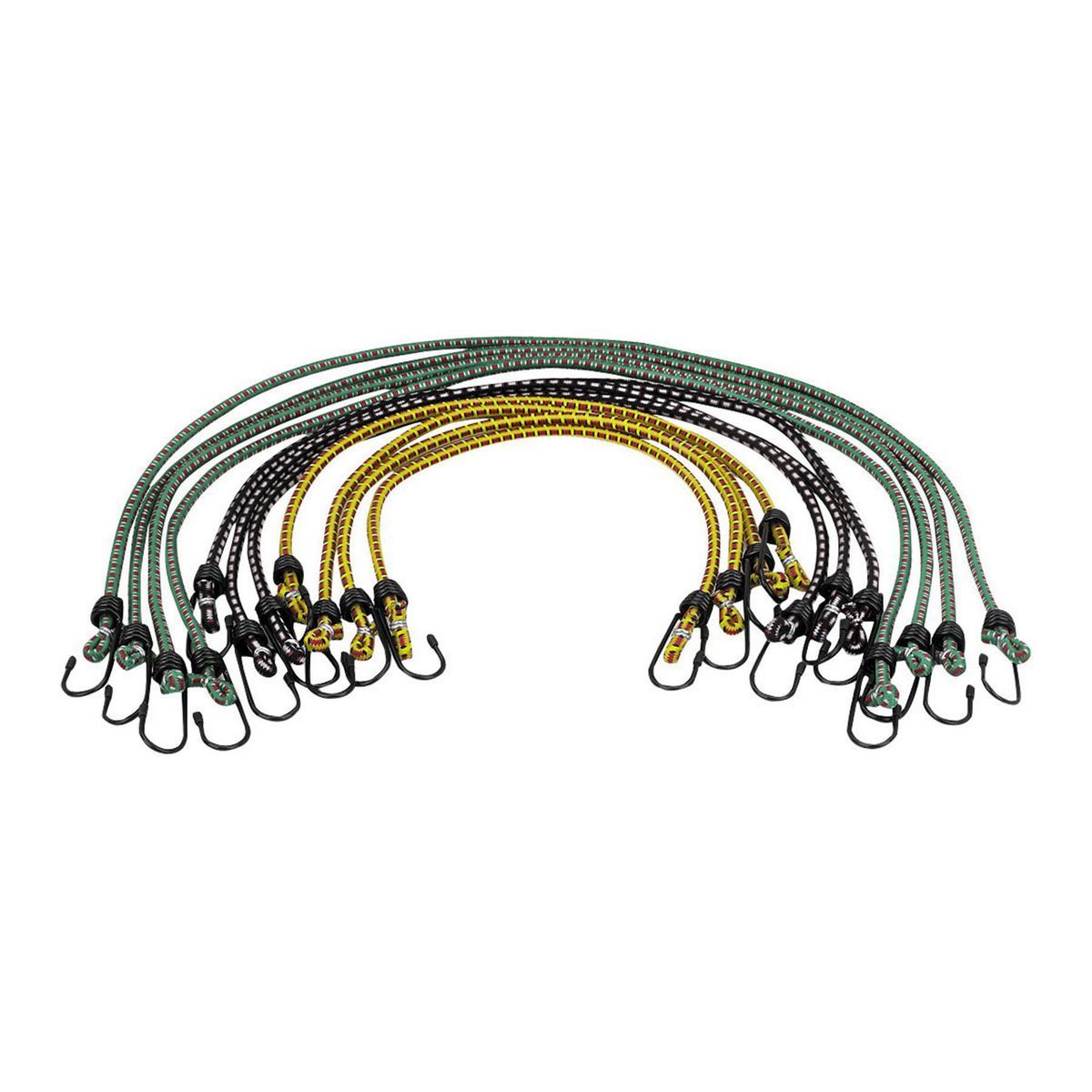 Elastic Stretch Cords, 12-Piece D1192