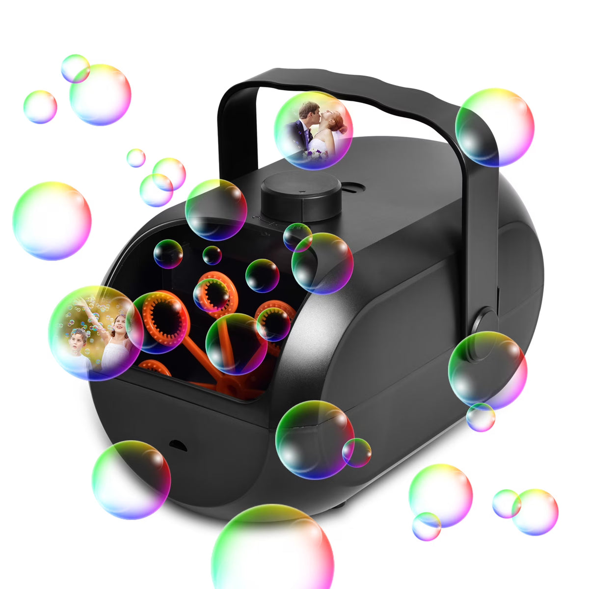 Bubble Machine Portable Bubble Maker 4800+ Bubbles Per Minute T67960