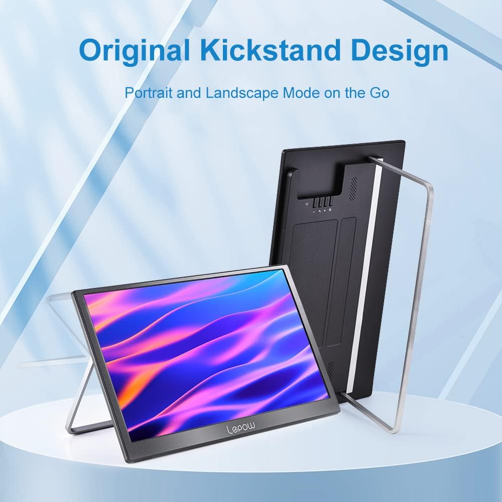 15.4 Inch FHD IPS Portable Monitor with Kickstand S866996