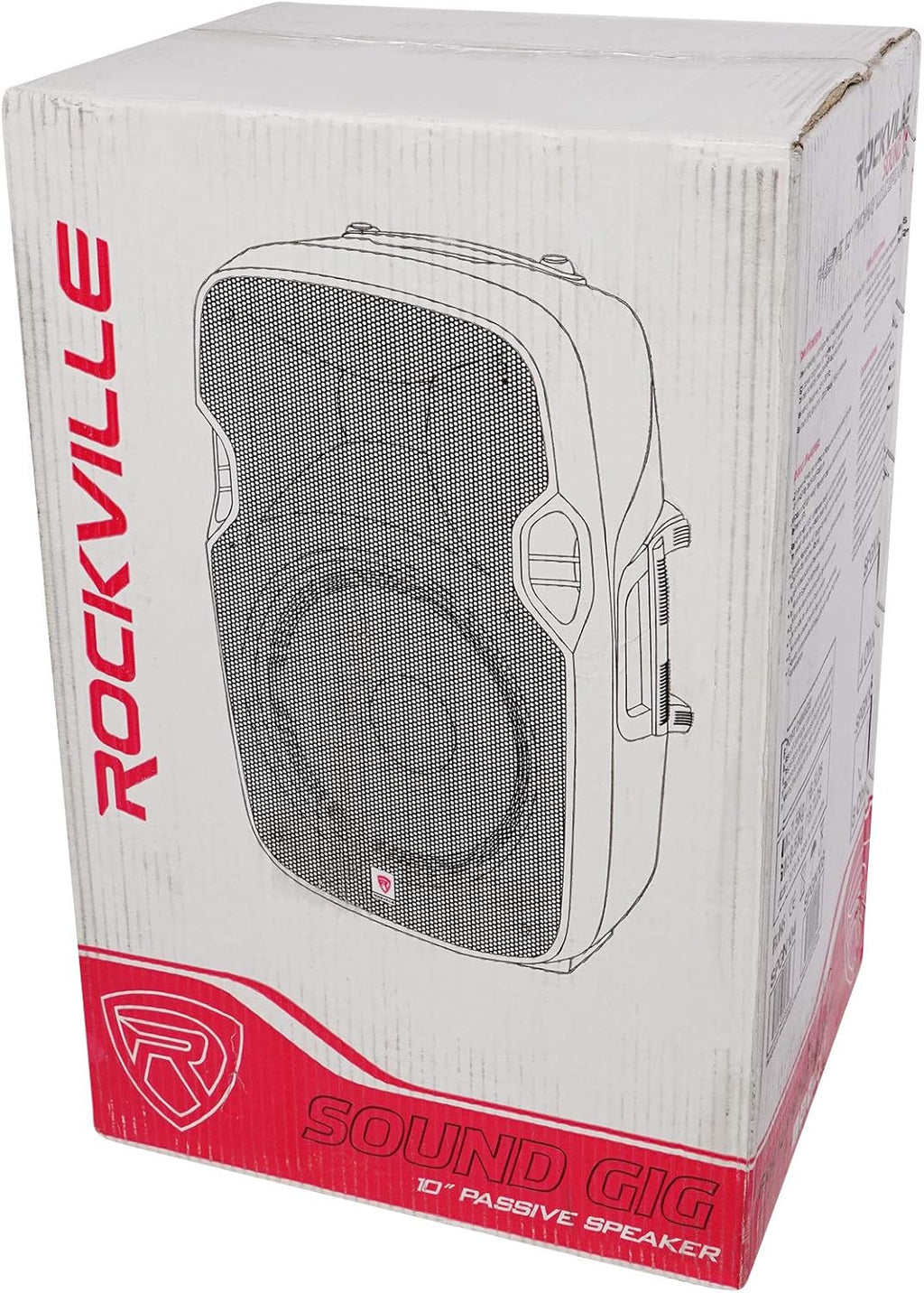 10 Passive 800W DJ PA Speakers ABS Lightweight Cabinet 8ohm F531811