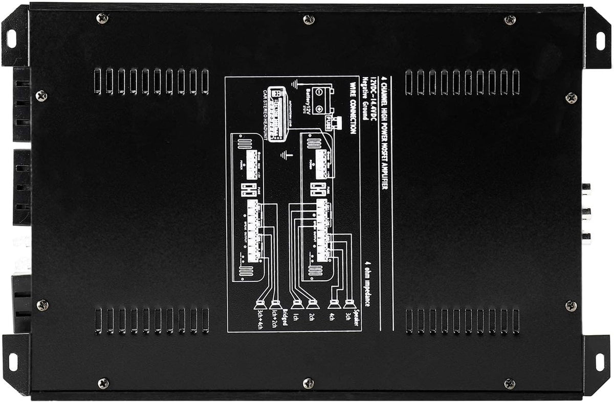 2000W 4 Channel Car Amplifier Pack of 2 Q222779