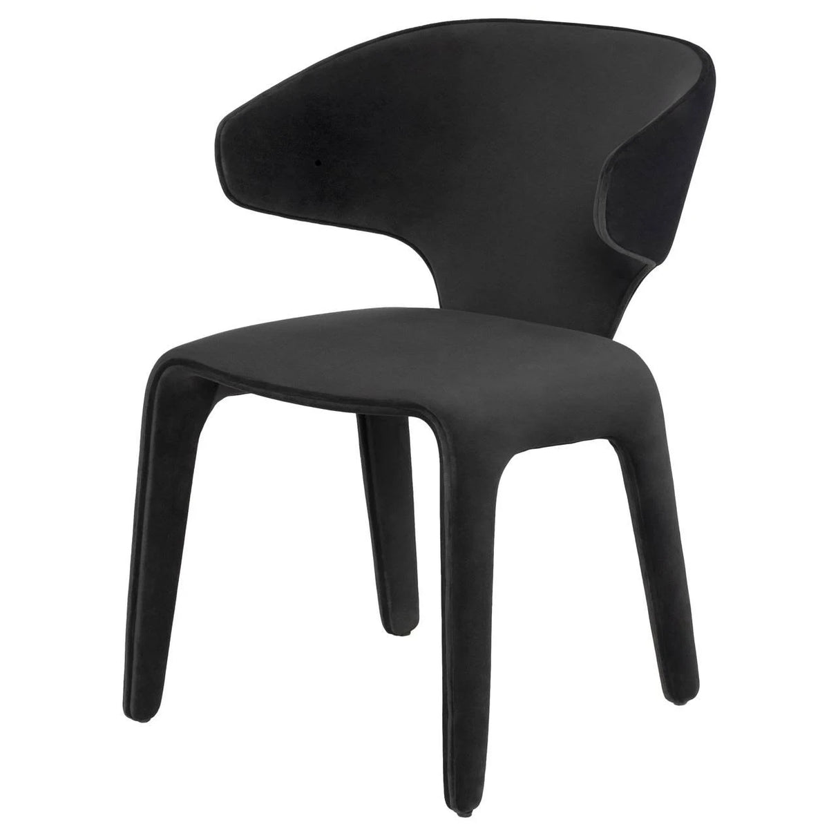 Peach Velour Dining Chair B328