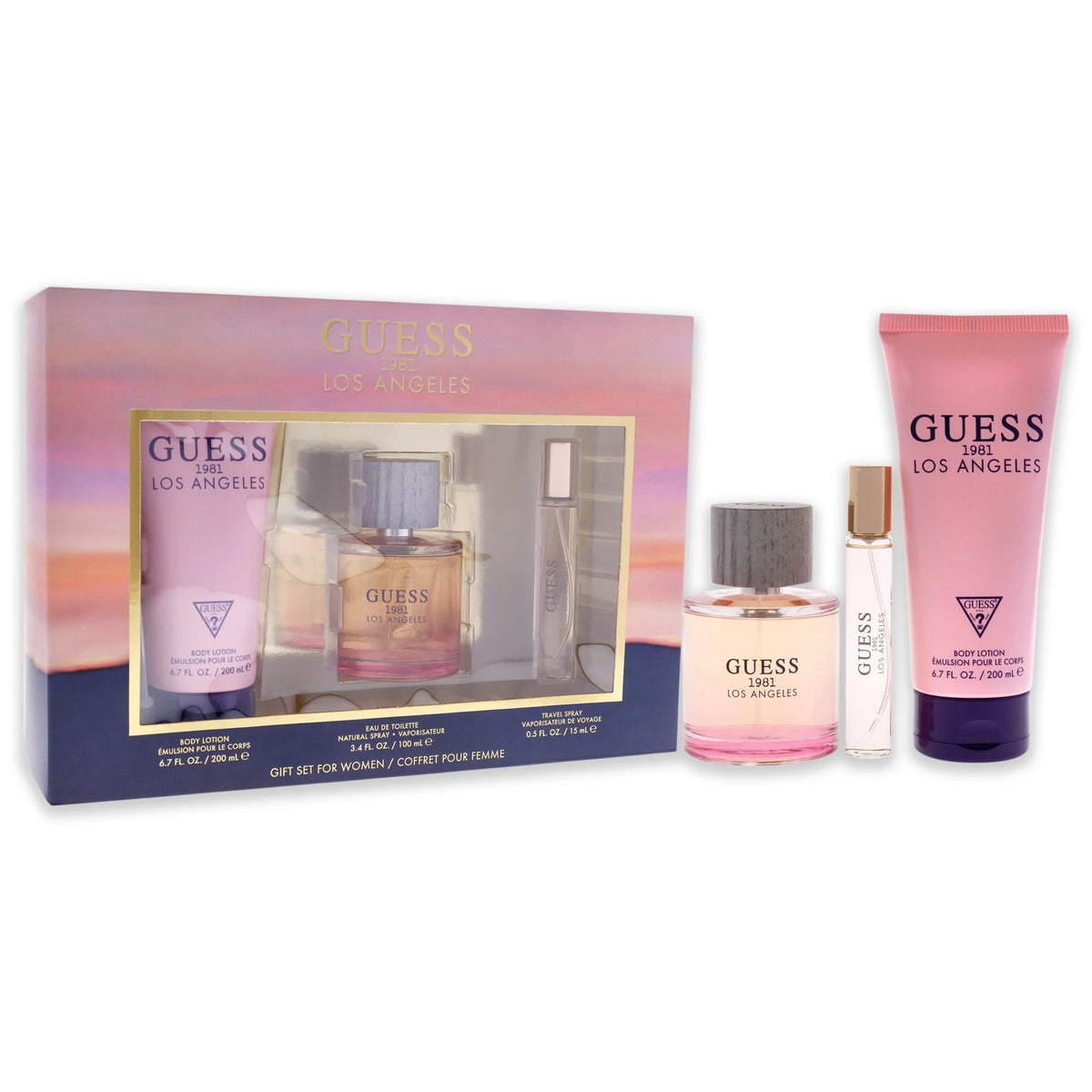 3 Pc Gift Set 3.4oz EDT Spray, 0.5oz EDT Spray, 6.7oz Body Lotion T600663