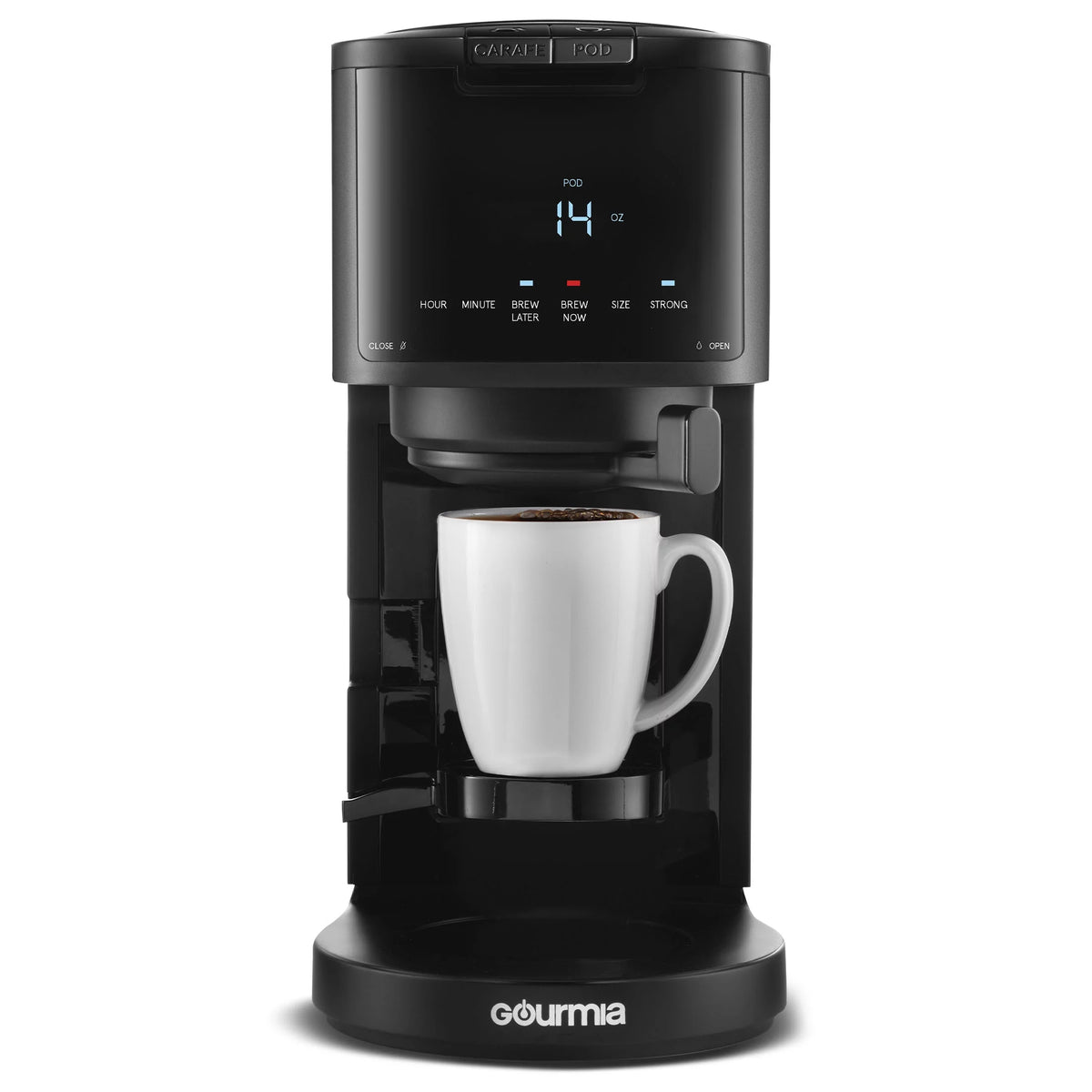 Single Serve + 12 Cup Drip Coffee Maker Thermal Carafe T2254