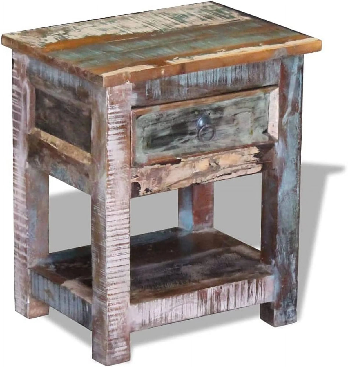 Modern Nightstand with Bin Drawer D897361