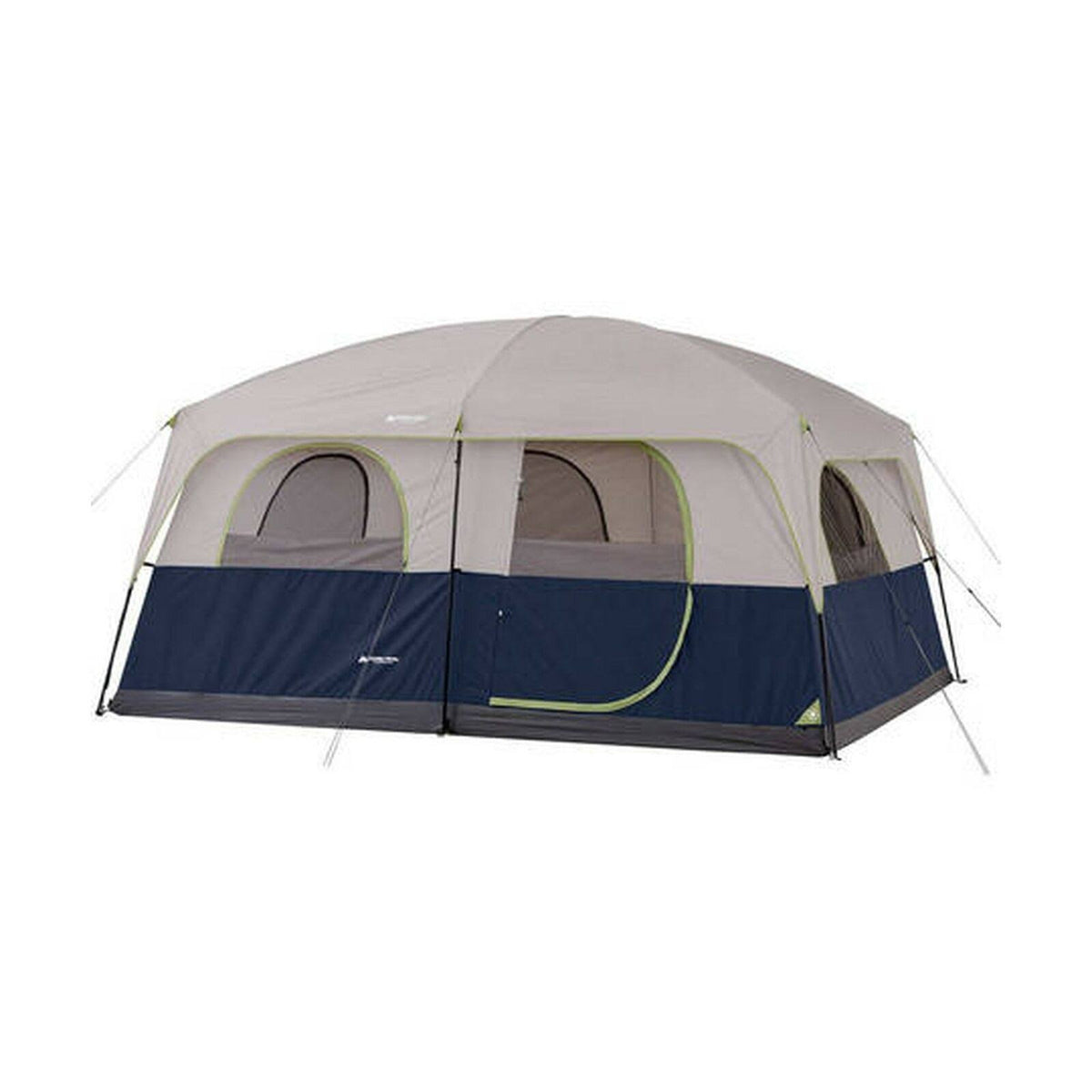 10 Person 2 Room Straight Wall Family Cabin Tent N161