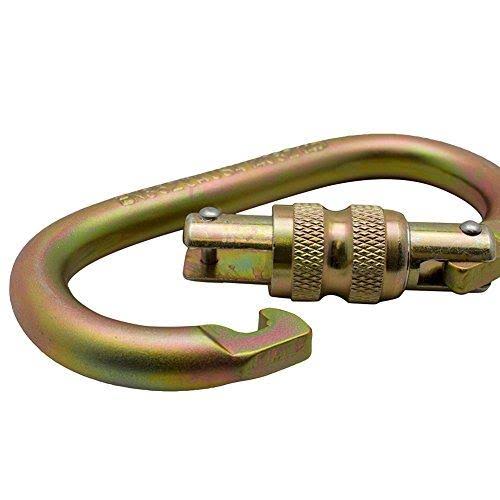 Steel Screw-Lock Oval-Shaped Carabiner W1331