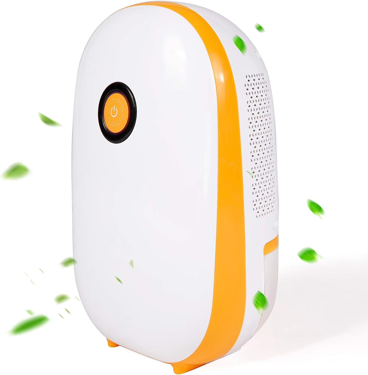 Orange Portable Dehumidifier with Auto Shut-off, 1100ml Water Tank C459