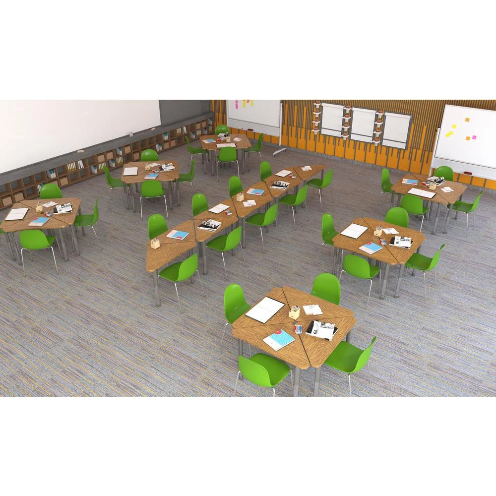 Commercial Laminate Top Desk with Casters 42x42" U5671