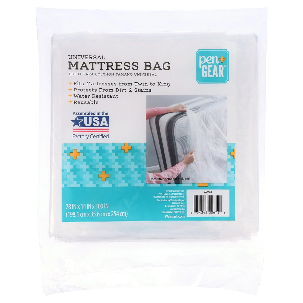 Clear Plastic Mattress Bag P92721
