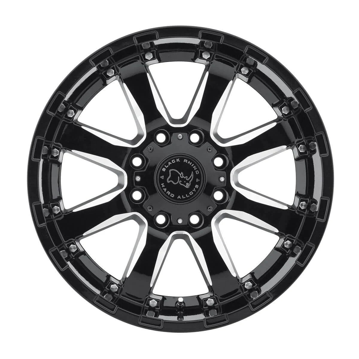20x10 Gloss Black Wheel with 8x170 Bolt Pattern K413